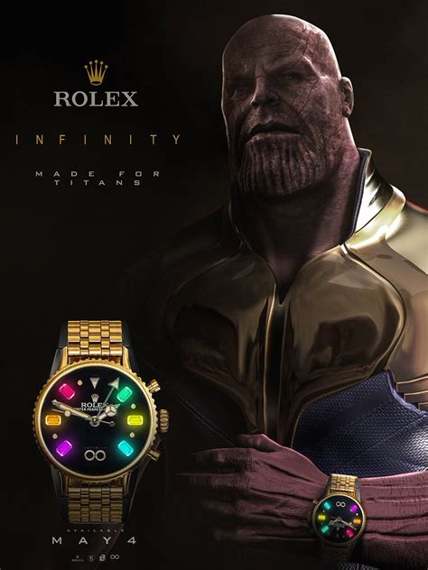 rolex watch infinity war edition